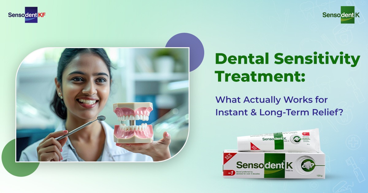 Dental sensitivity treatment for instant and long-term relief