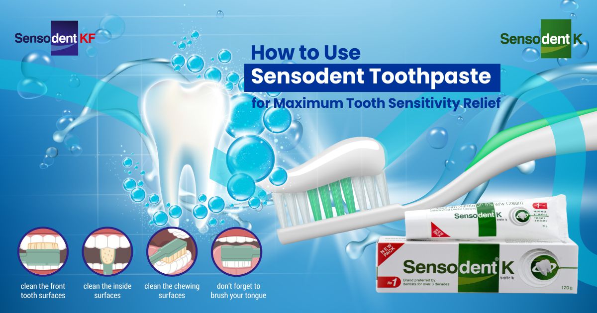 How to Use Sensodent Toothpaste
