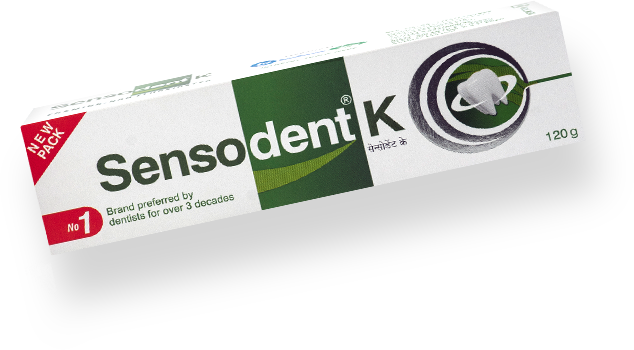 Sensodent k - home page banner