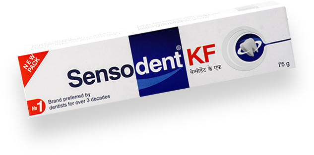 Sensodent KF - home page banner