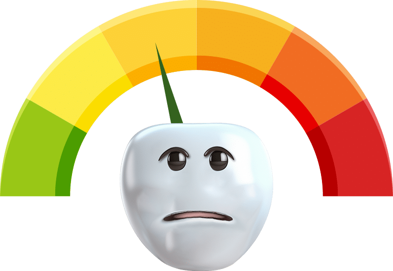 Dent O Meter - Labeled 40% and 60%